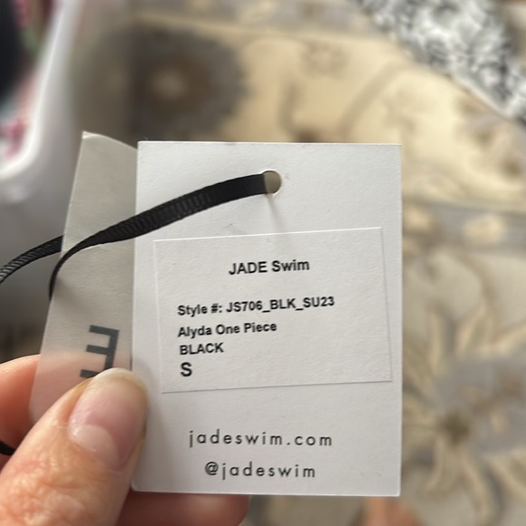 New with Tags- Jade Alyda One Piece Swimsuit Size S in Black - Picture 4 of 4
